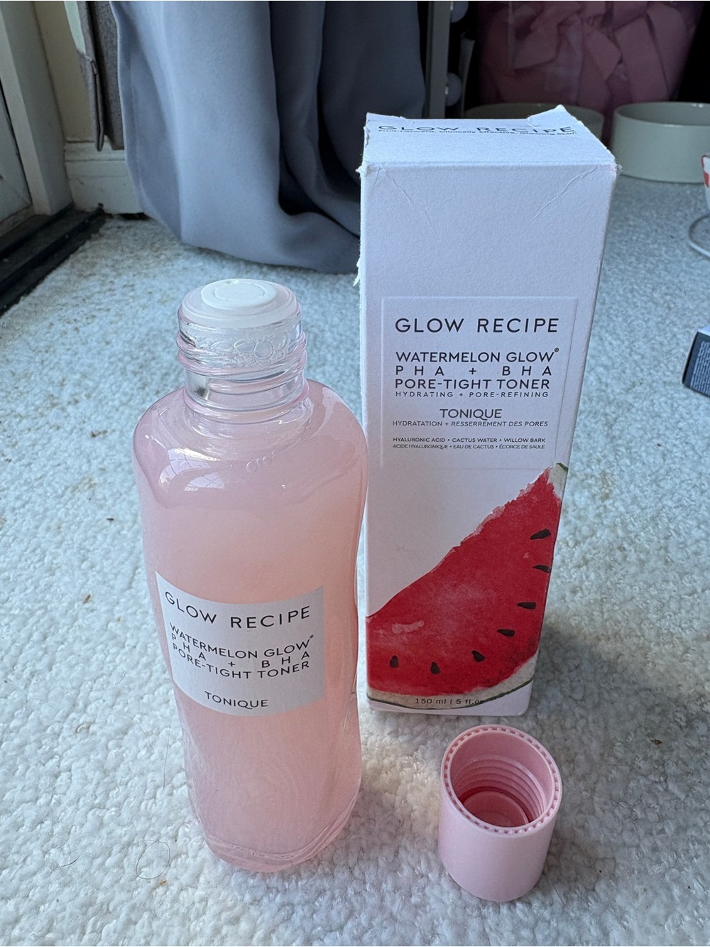 Glow Recipe Watermelon Glow PHA+BHA pore-tight Toner BNIB